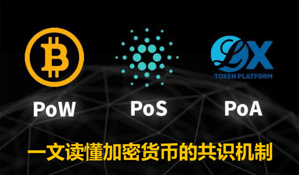 加密货币的共识机制PoW，PoS，DPoS，POA有何不同